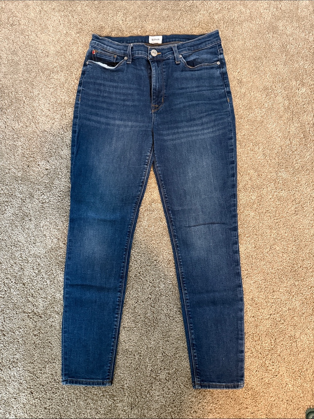 Hudson Jeans Women’s Skinny Jeans - Dark Indigo Blue- size 31